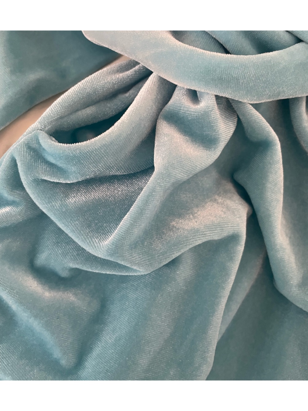 Rare Laina Rauma Velvet Blue Velour Robe OS Floor Length - Picture 3 of 7